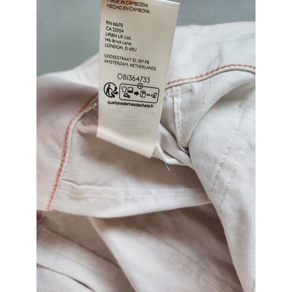 NWT Anthropologie Maeve The Colette Cropped Wide-Leg Pants Sz 33 Pearl #7B405 - Picture 10 of 12